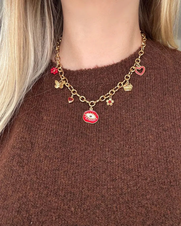 Collier Charms «HANAE»
