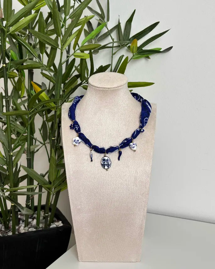 Collier Bandana Charms «STELLA»