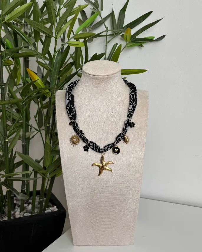 Collier Bandana Charms «DELIA»