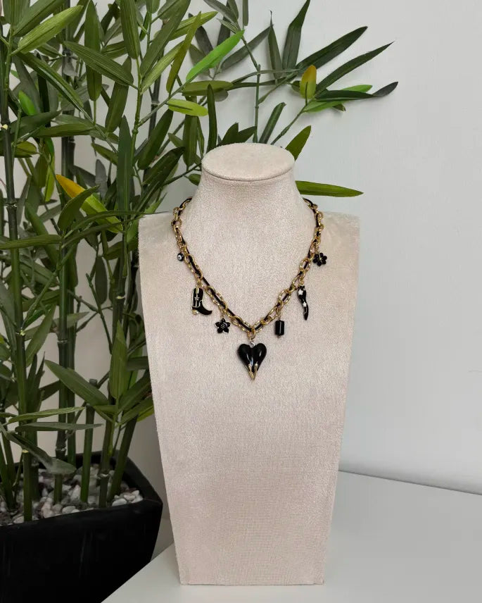Collier Charms «RUBY»