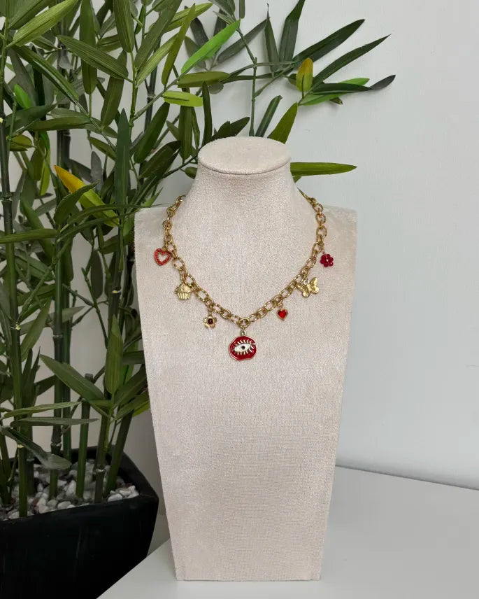 Collier Charms «HANAE»