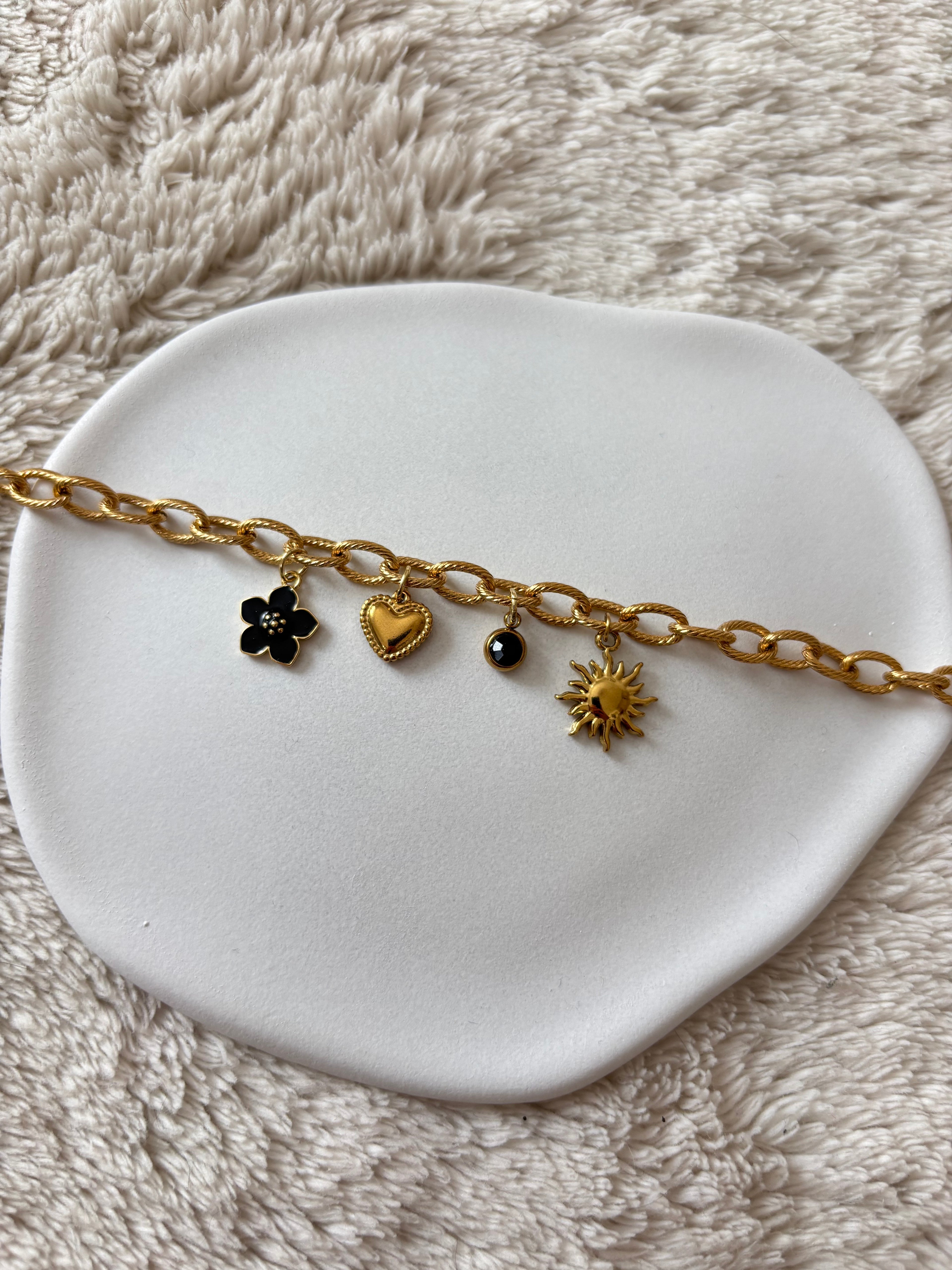 Bracelet Charms «RUBY»