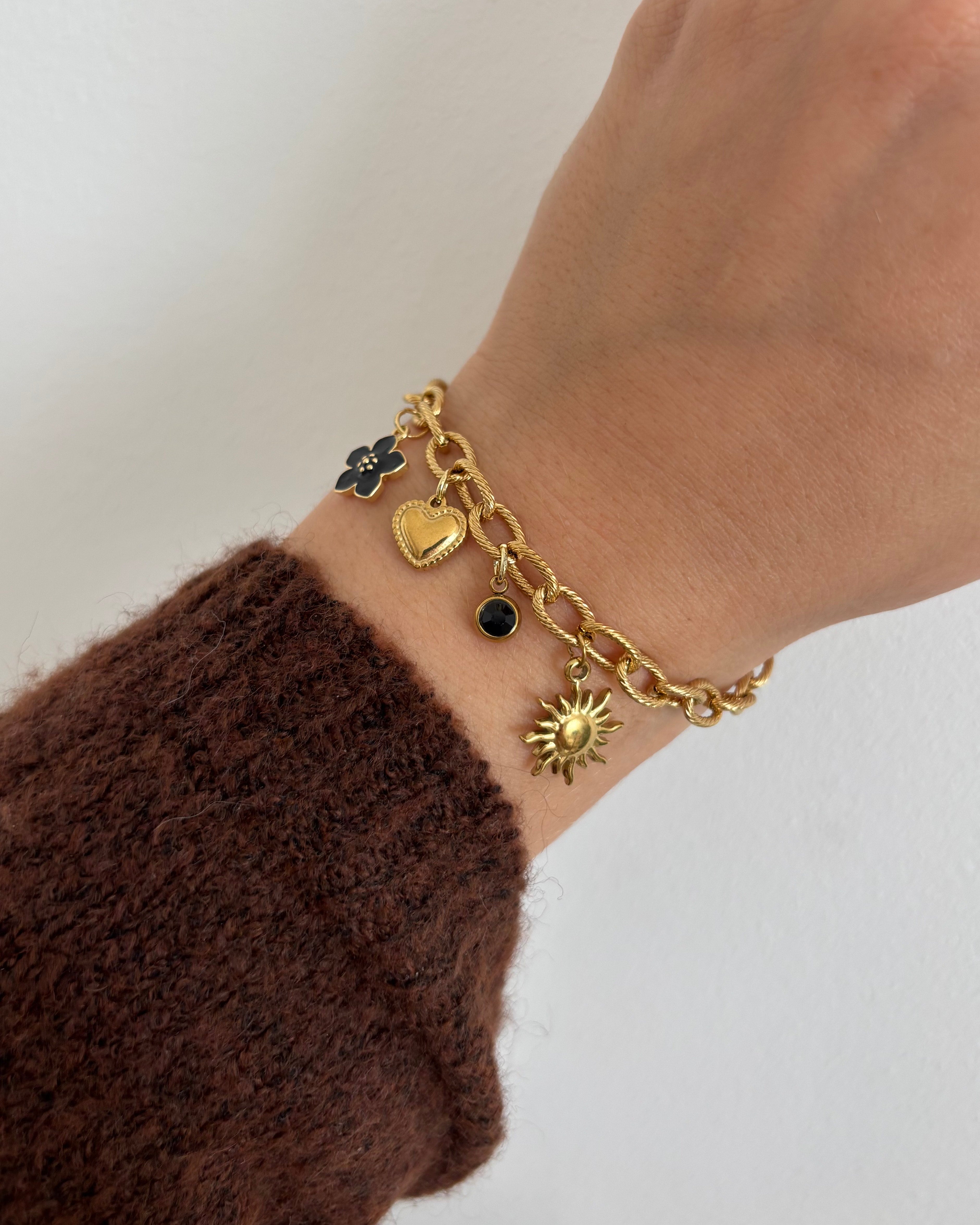Bracelet Charms «RUBY»