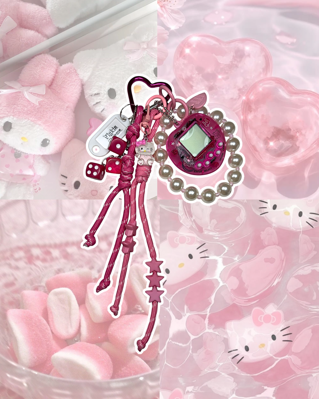 Porte-Clés Grigri Rose