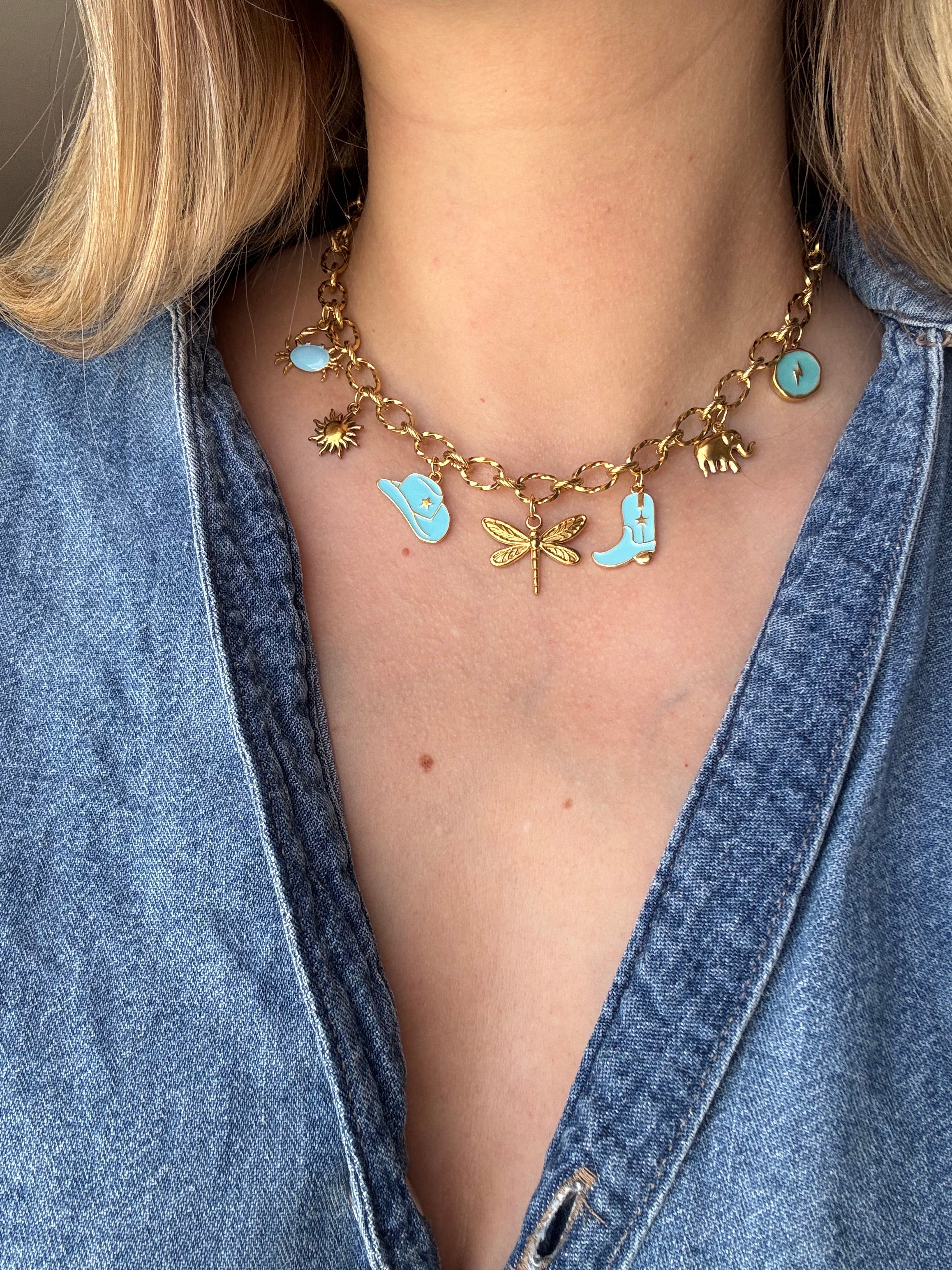 Collier Charms « LOUISE »