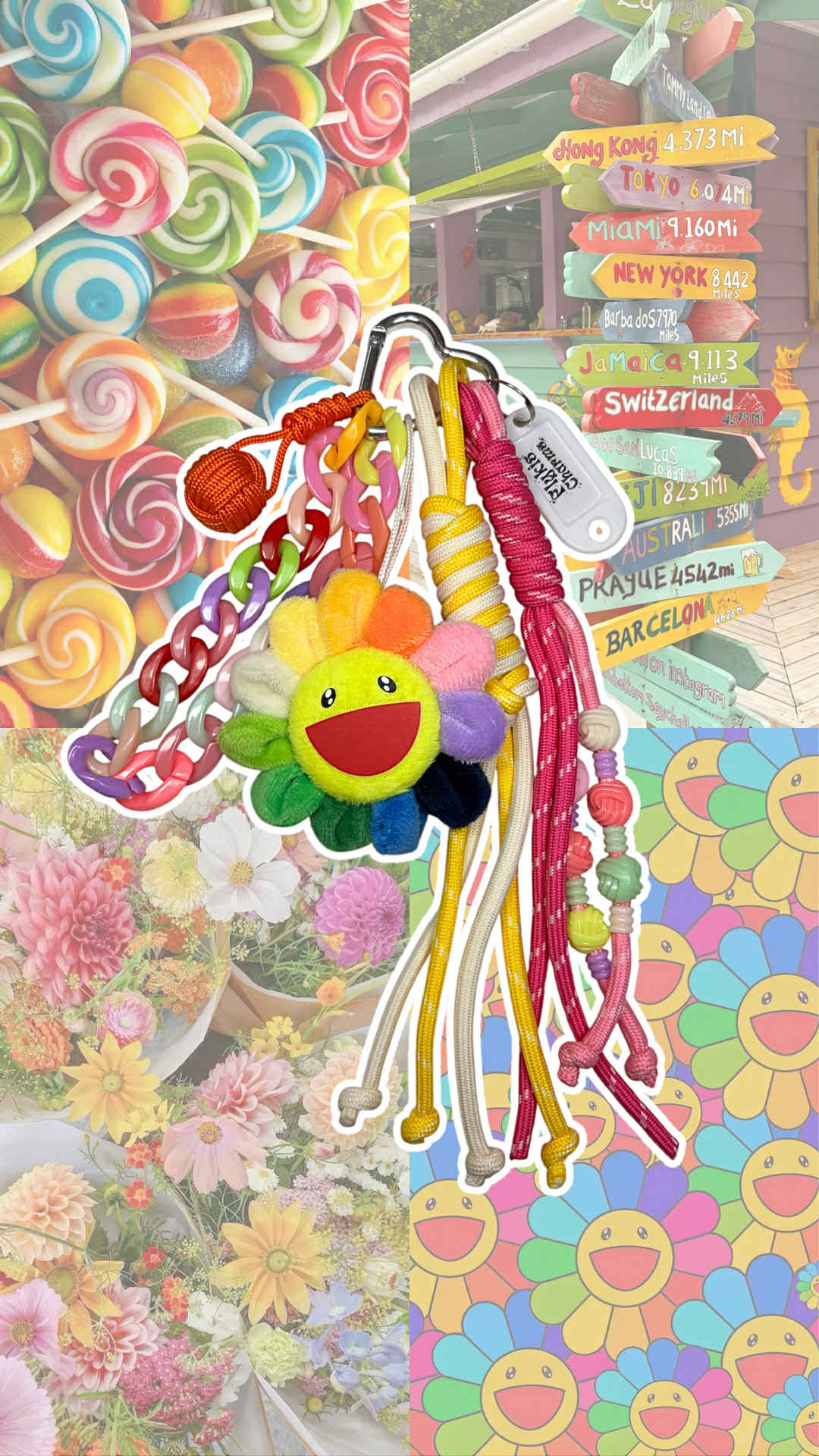 Porte-Clés Grigri Multicolore