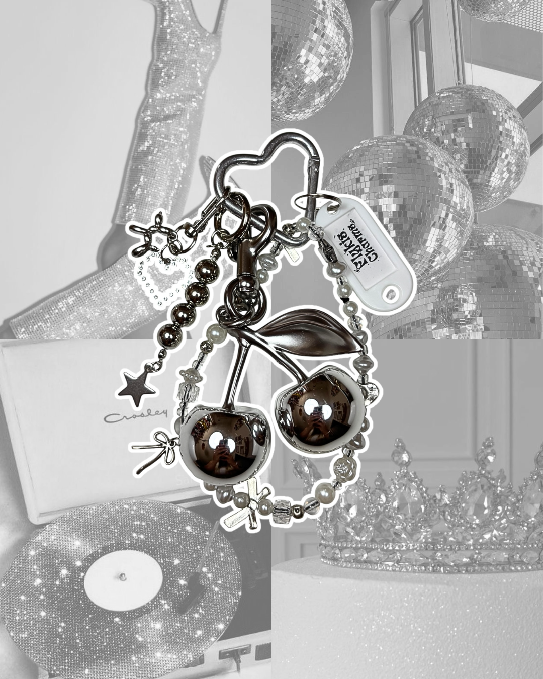 Porte-Clés Grigri Argenté