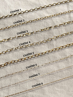 COLLIER DORÉ À PERSONNALISER