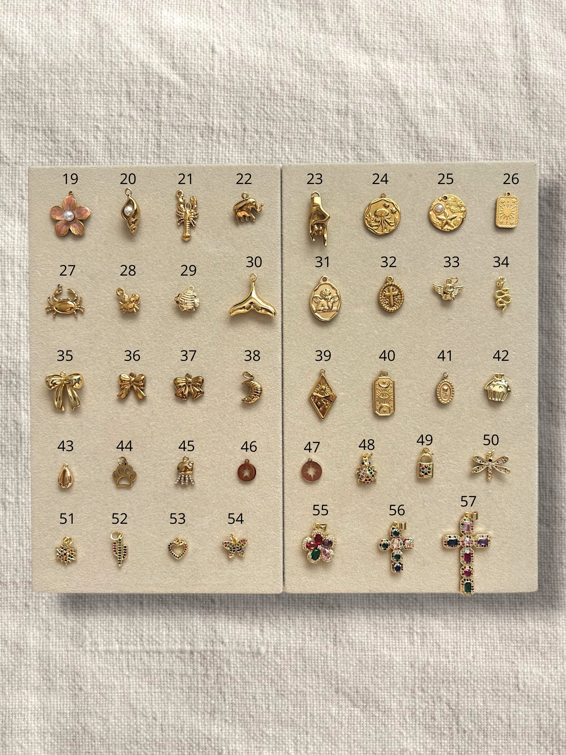 COLLIER DORÉ À PERSONNALISER