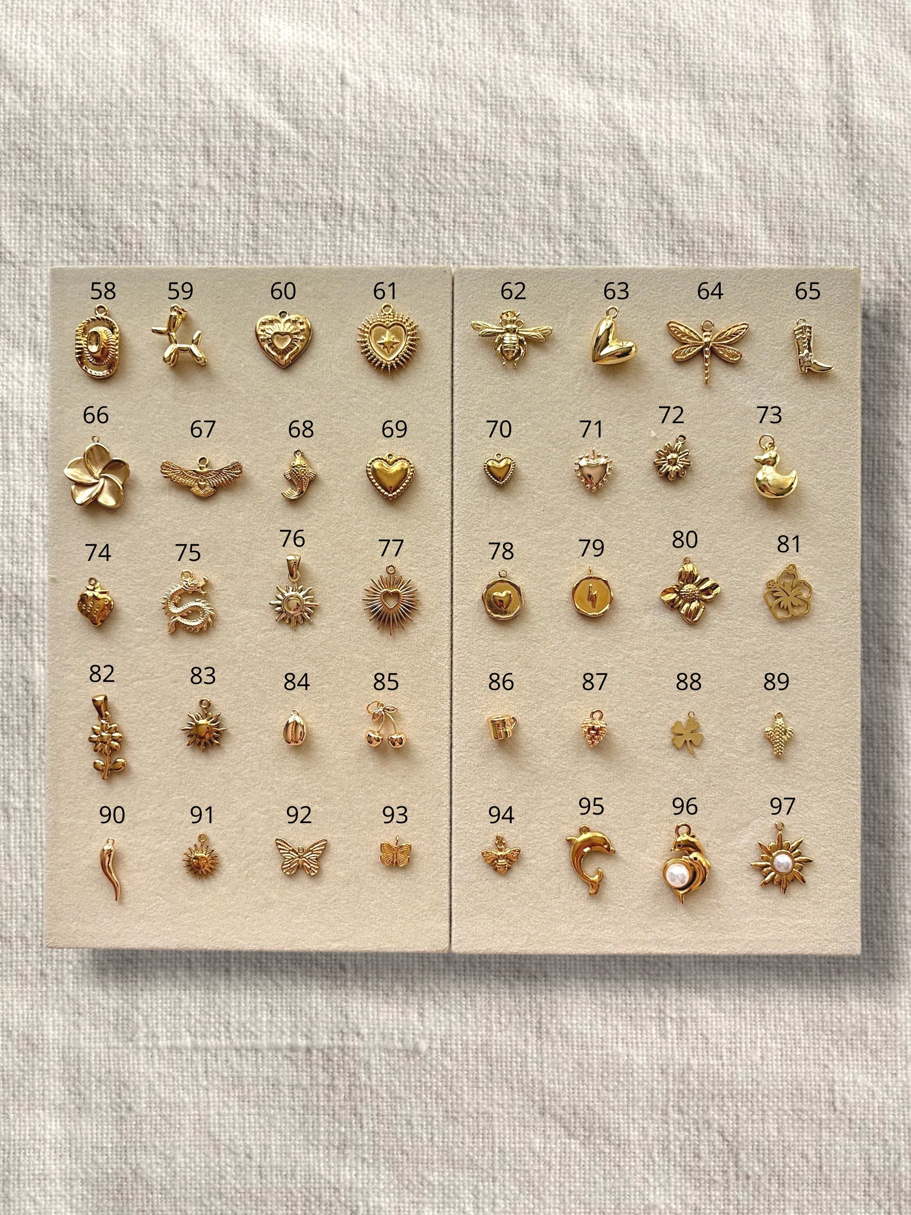 COLLIER DORÉ À PERSONNALISER