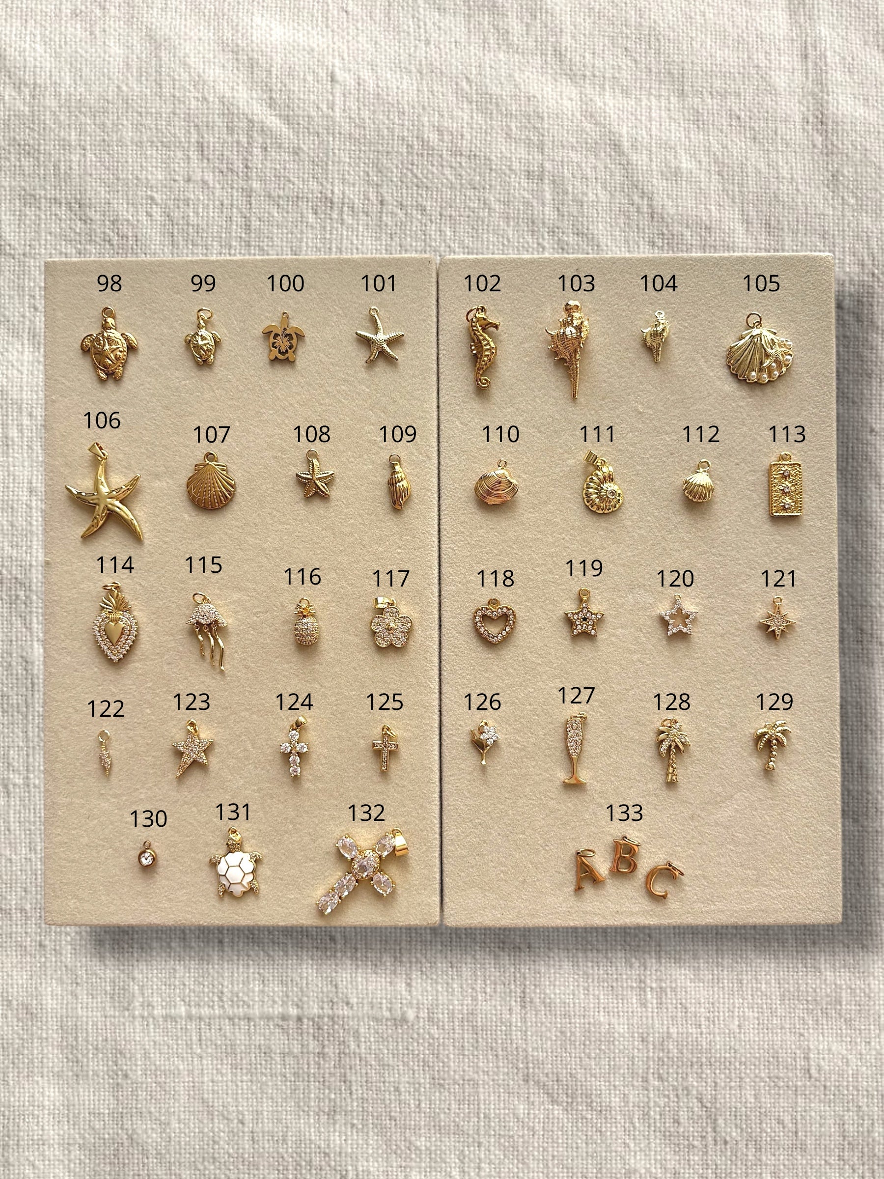 COLLIER DORÉ À PERSONNALISER