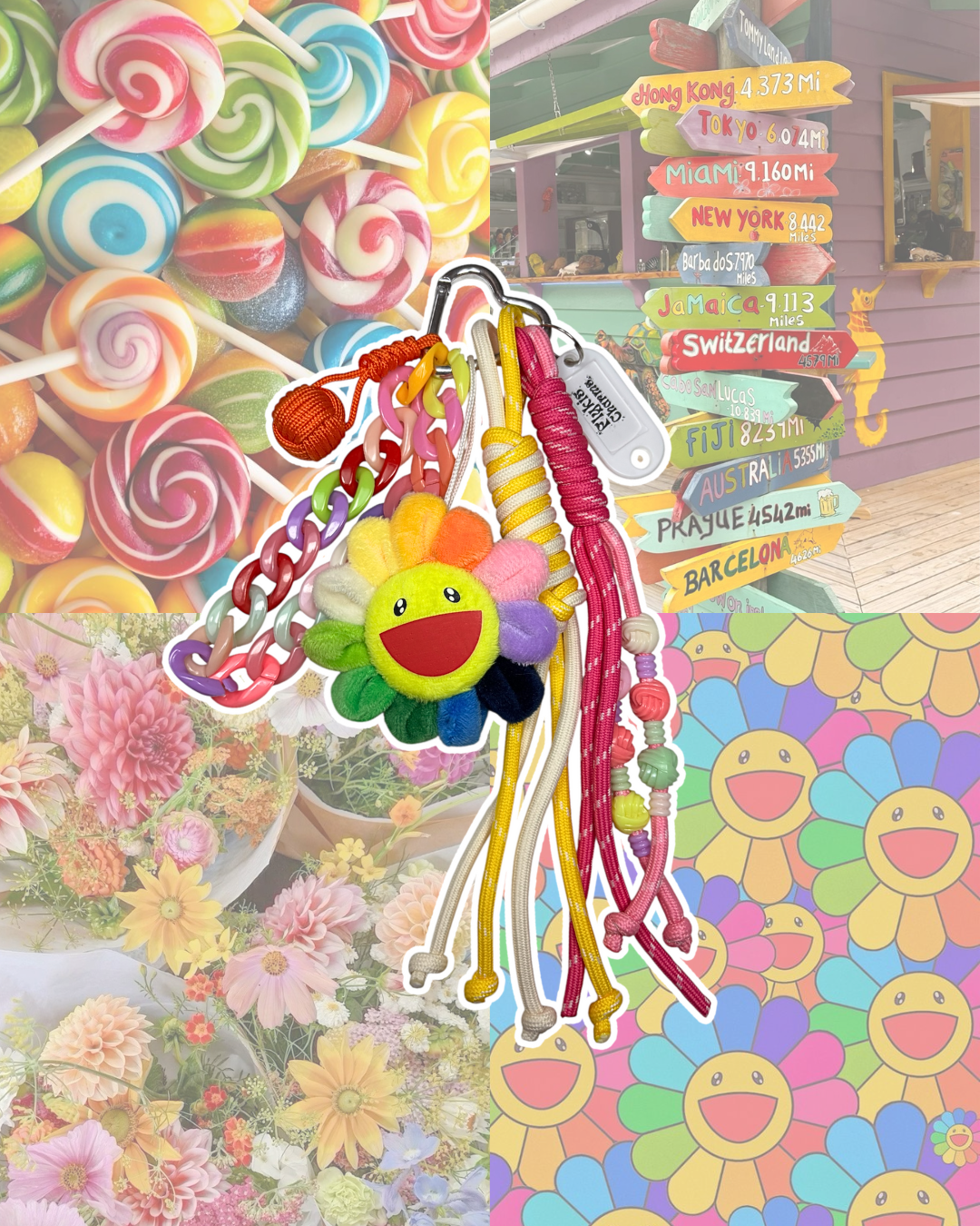 Porte-Clés Grigri Multicolore