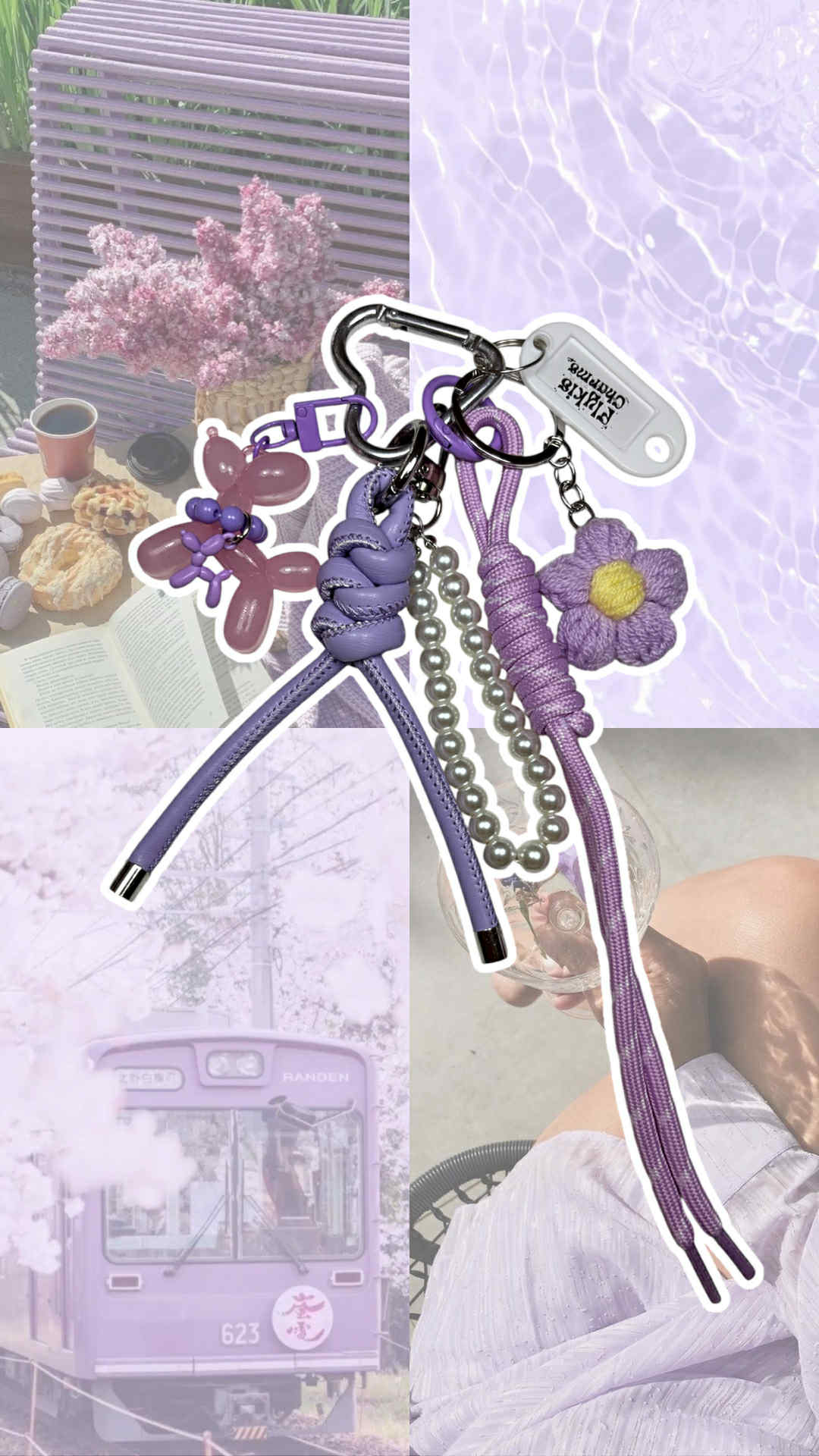 Porte-Clés Grigri Violet