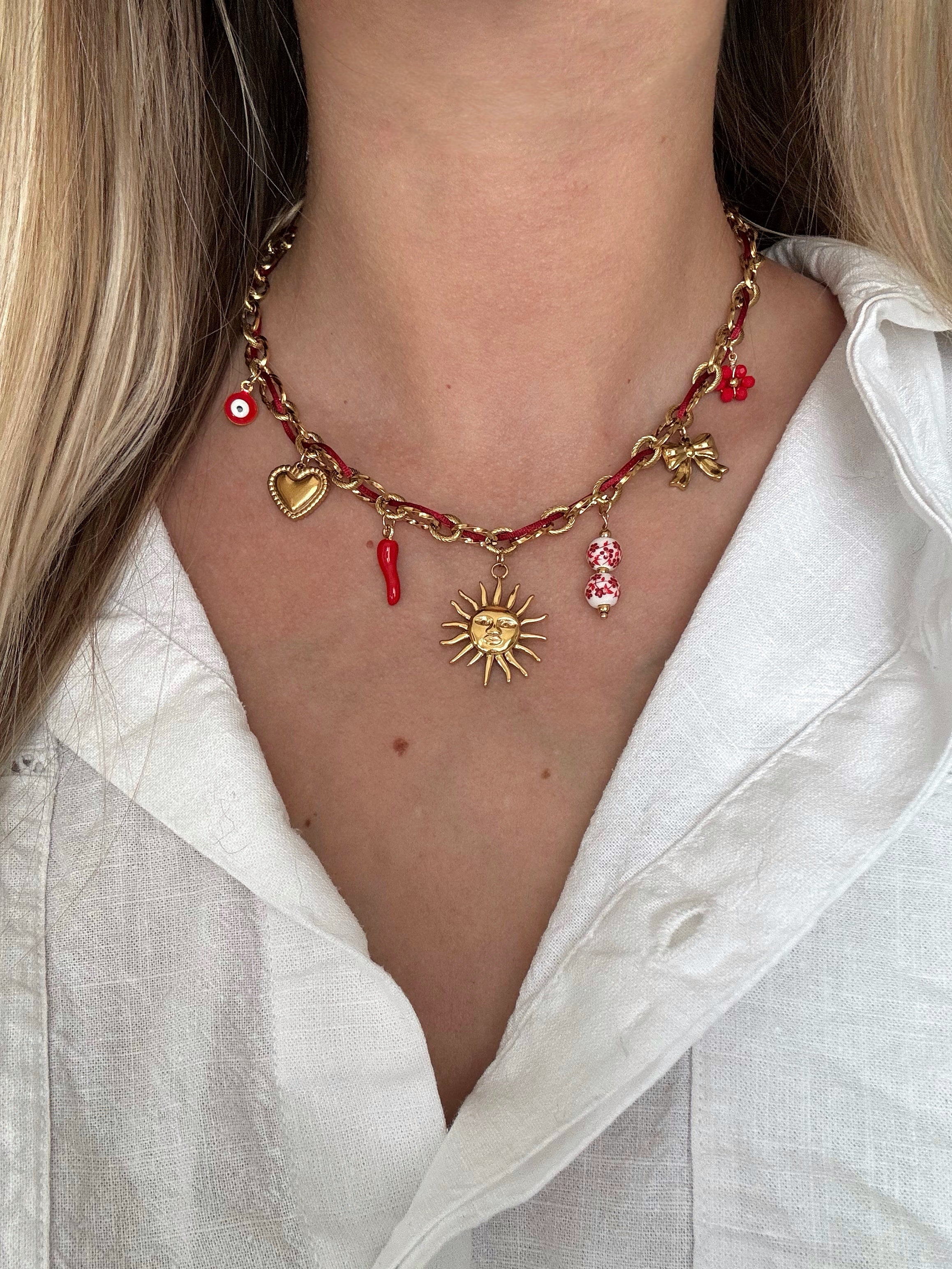 Collier Charms «HOUSTON»