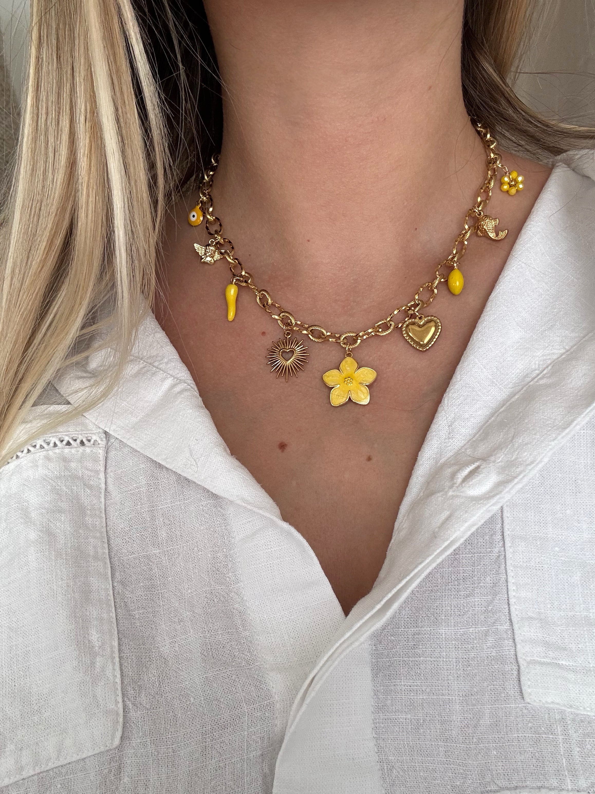 Collier Charms «BOSTON»