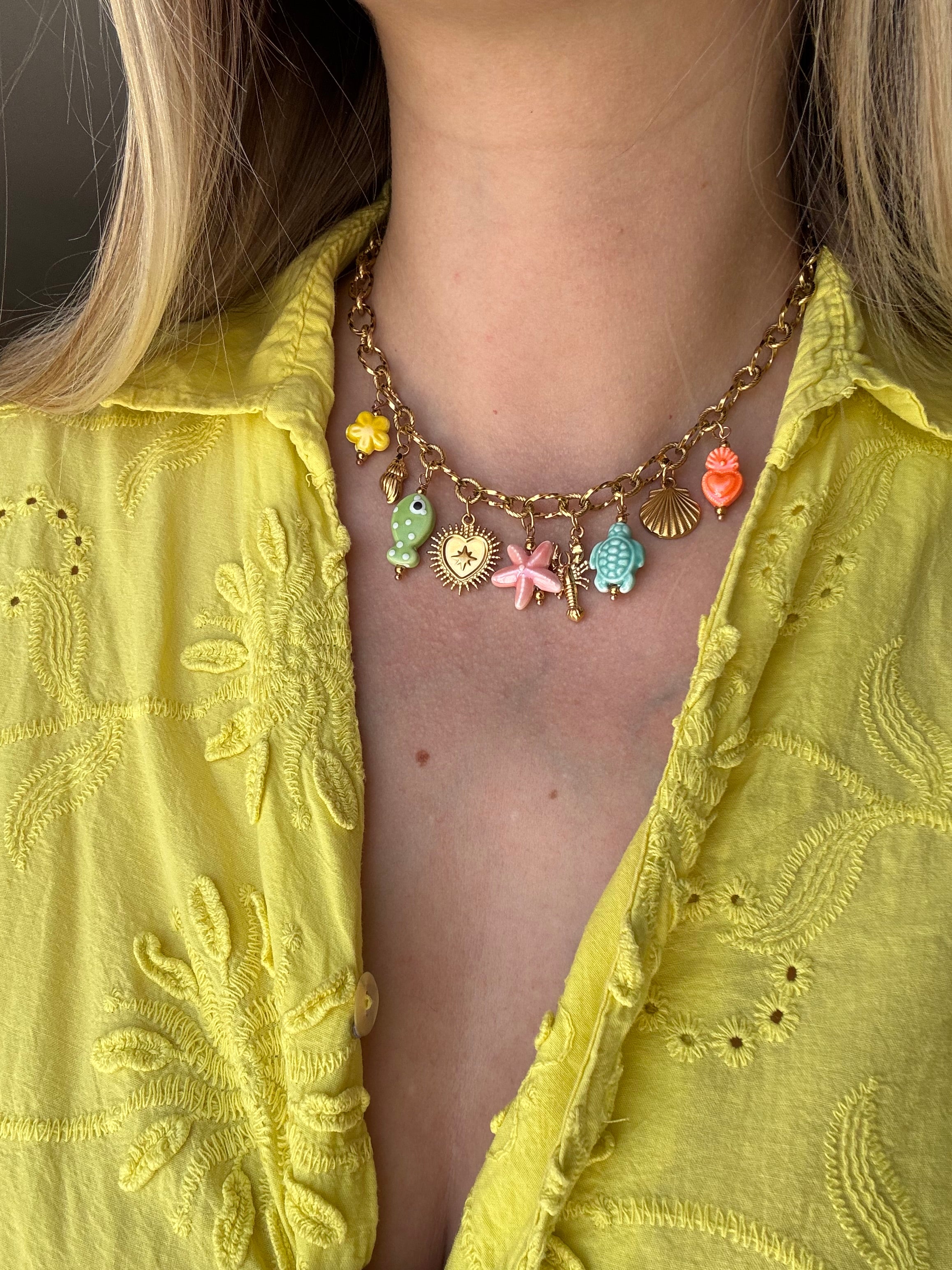 Collier Charms « RAINBOW »