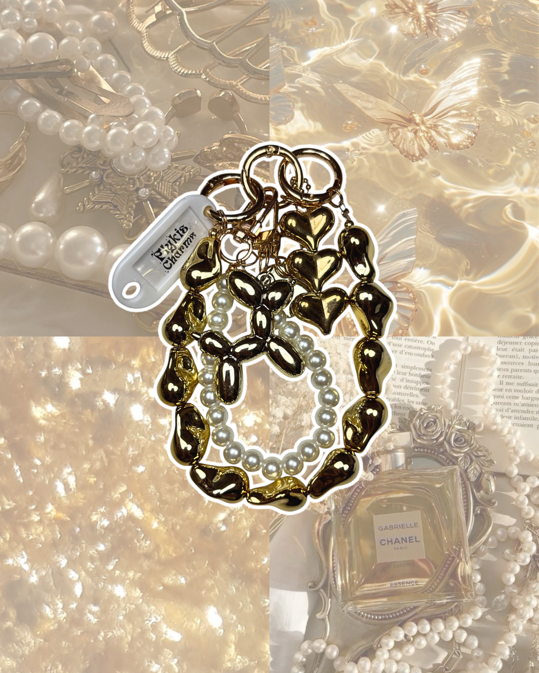 Porte-Clés Grigri Doré