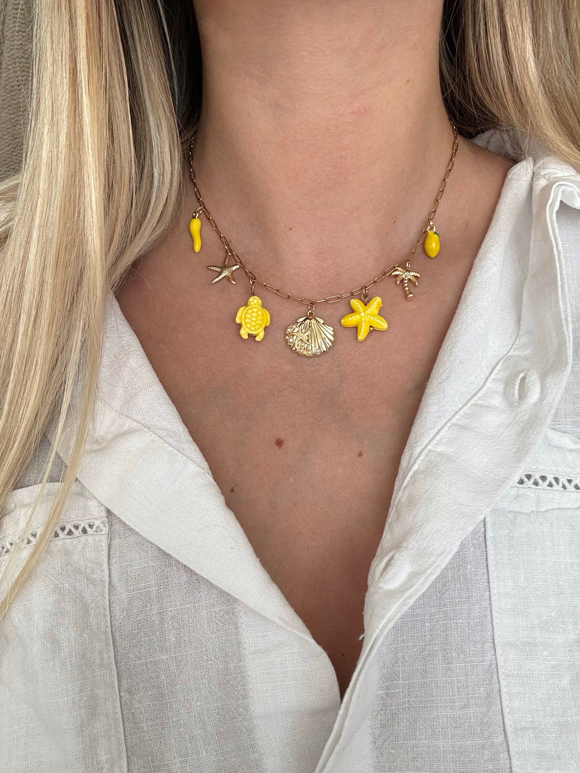 Collier Charms «SEOUL»