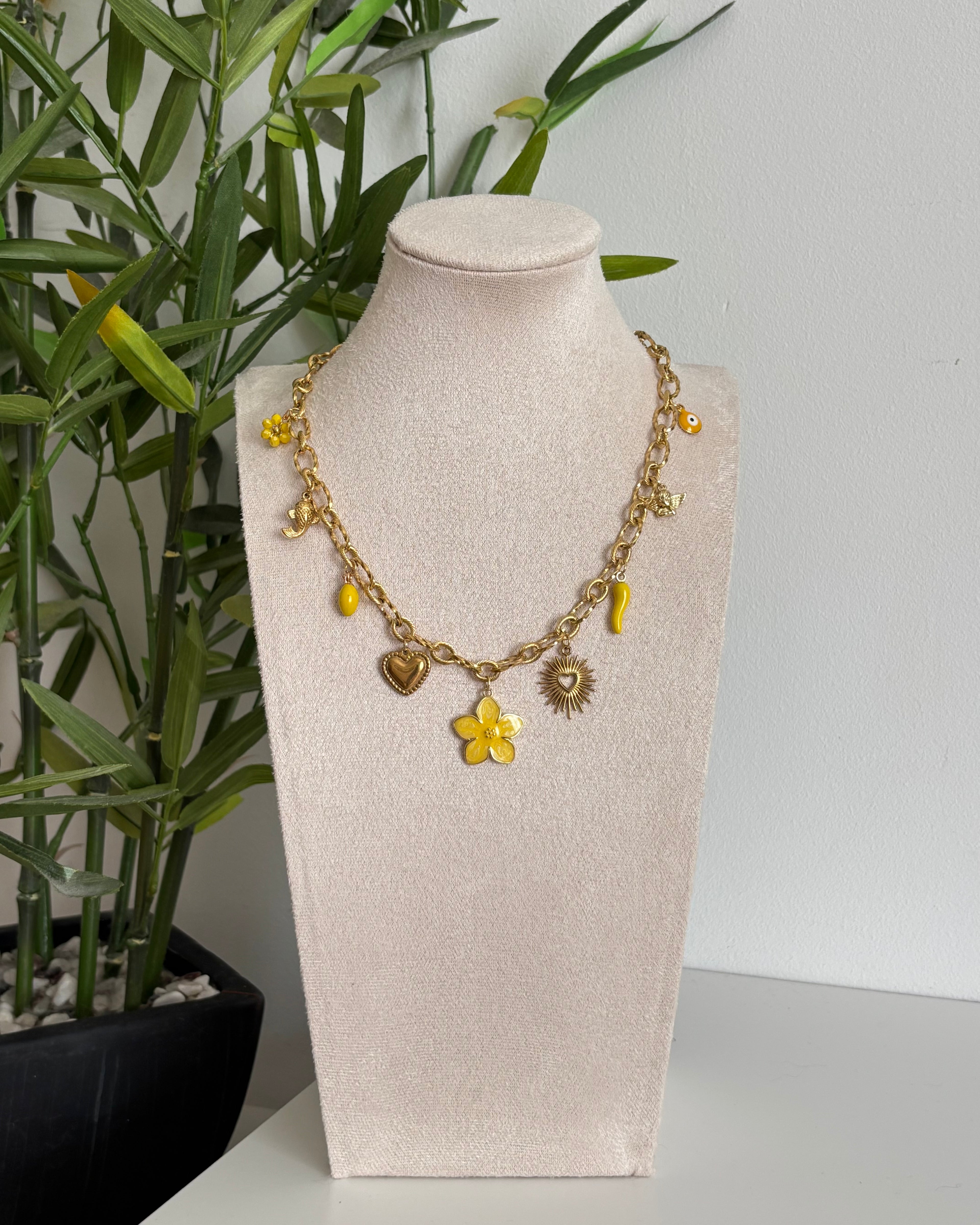 Collier Charms «BOSTON»