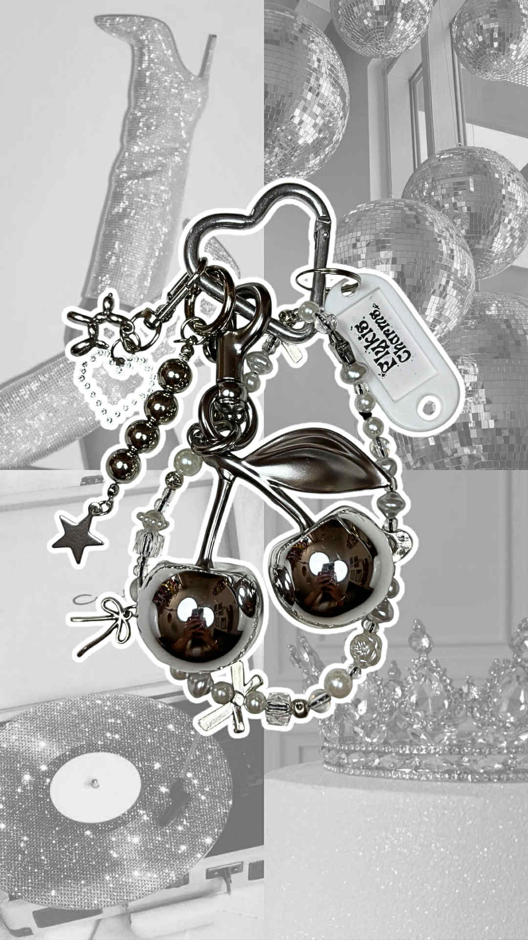 Porte-Clés Grigri Argenté