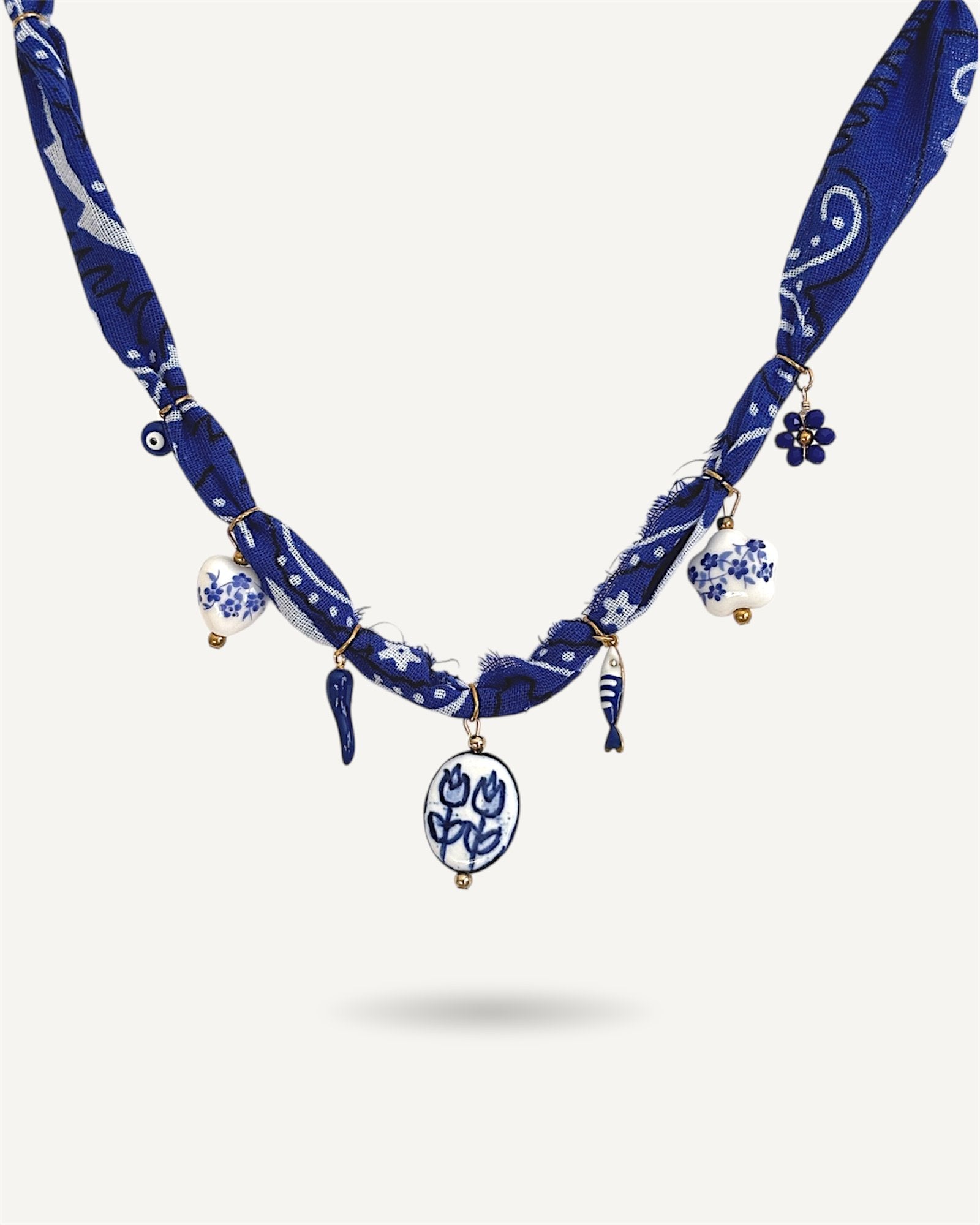Collier Bandana Charms «STELLA»