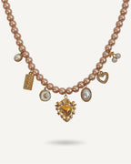 Collier Perle Charms «YUNA»