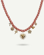 Collier Perle Charms «ADELE»