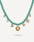 Collier Perle Charms «PAOLA»
