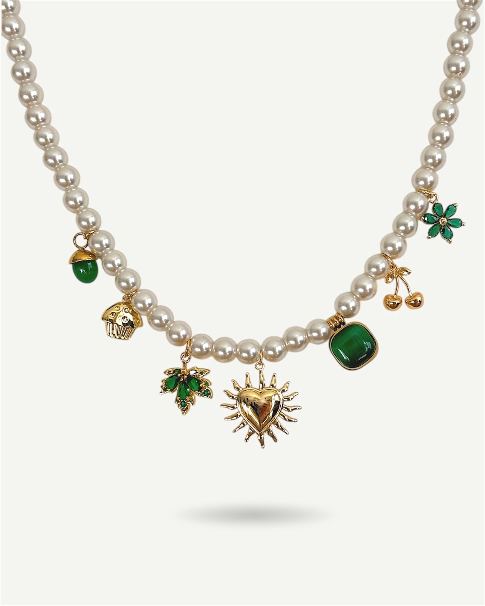 Collier Perle Charms «MOLIE»