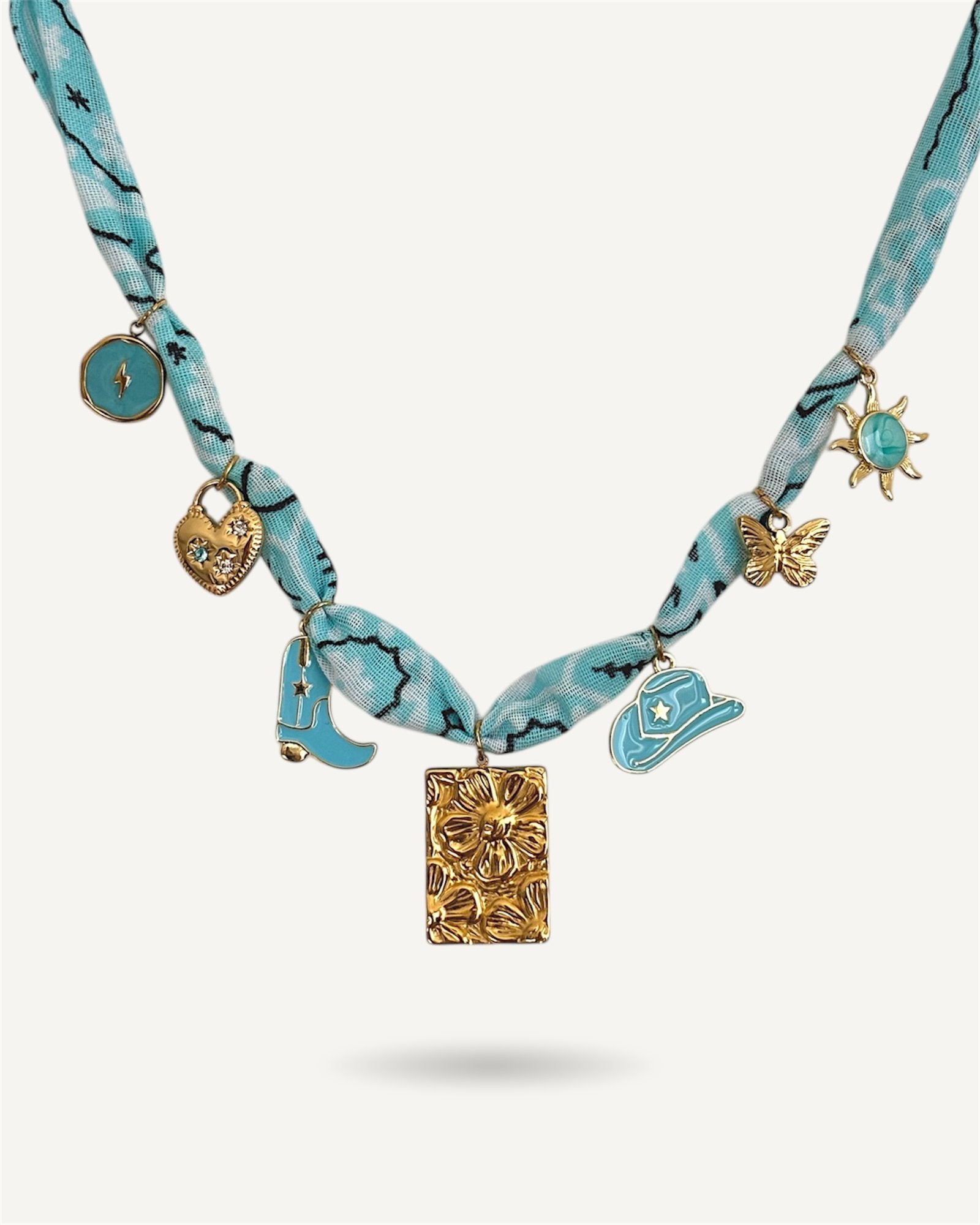 Collier Bandana Charms «ASTRID»