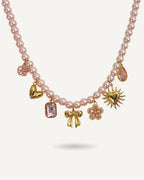 Collier Perle Charms «SOLANA»