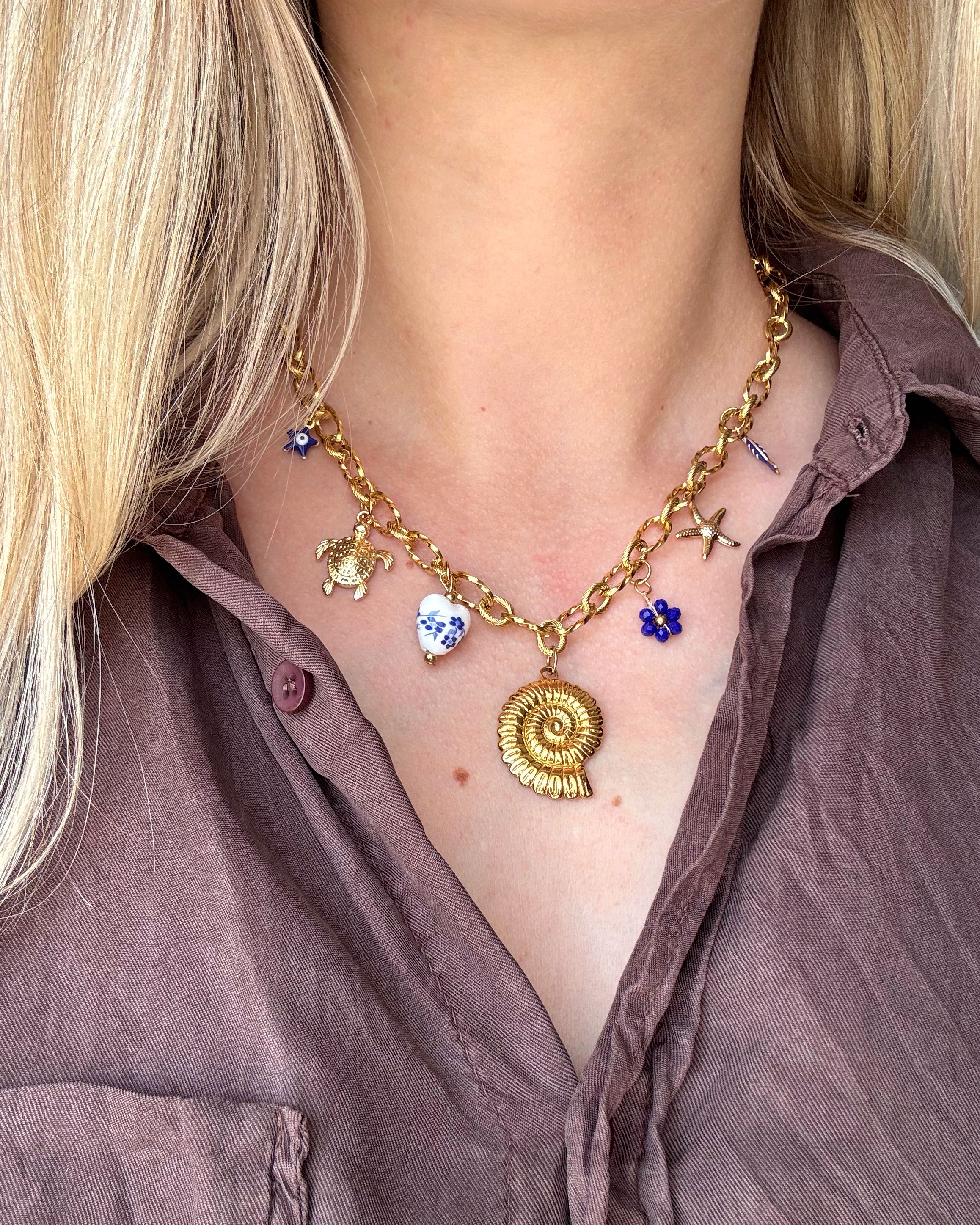 Collier Charms «SANTORINI»