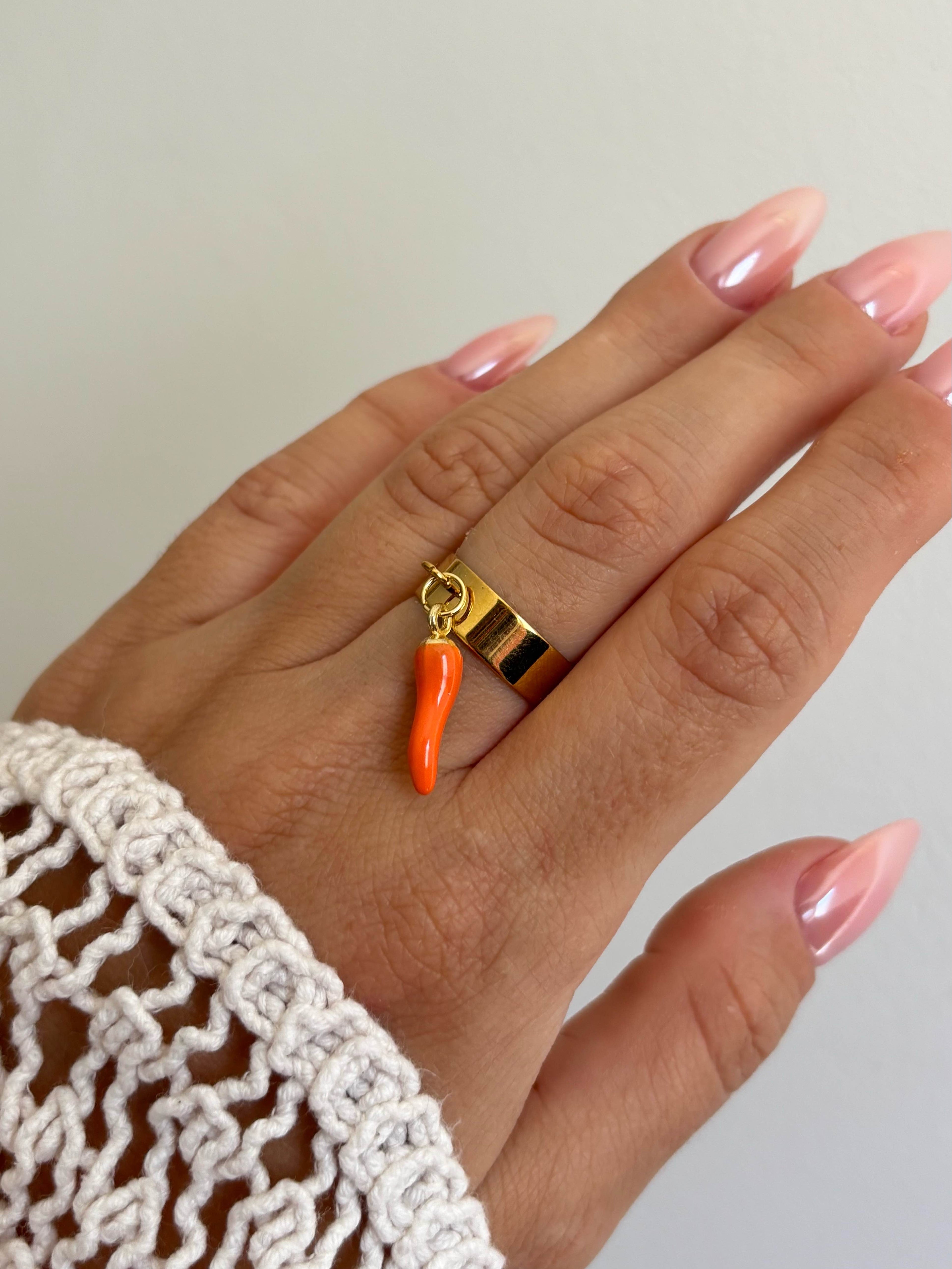 Bague Charms «CHILI»