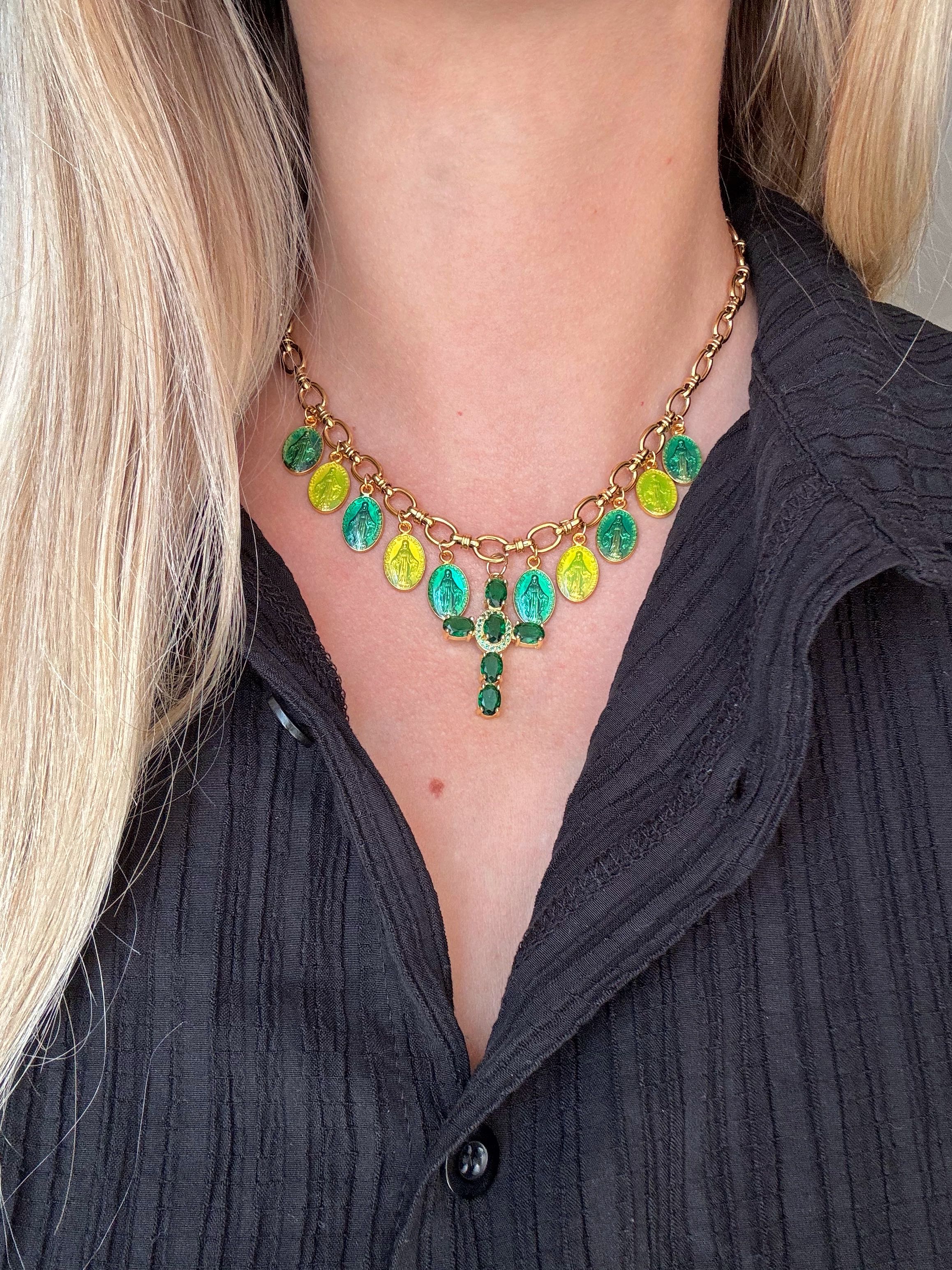 Collier Charms «Jardin Sacré»