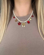 Collier Perle Charms «ELENA»