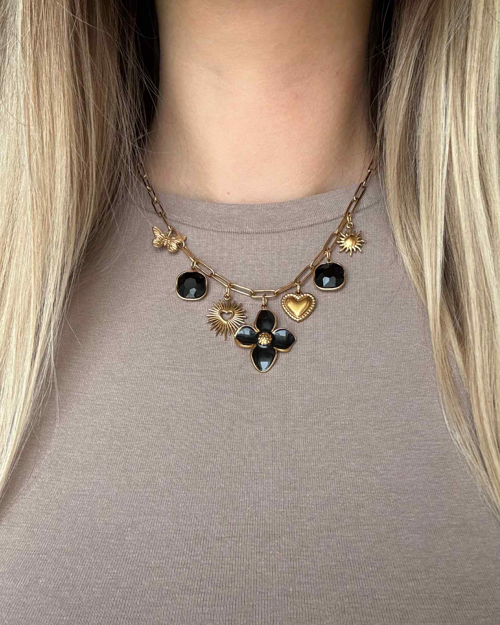 Collier Charms «PERLE»