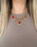 Collier Perle Charms «ARIANE»