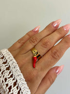 Bague Charms «CHILI»