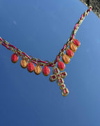 Collier Charms «Ave Rosa»