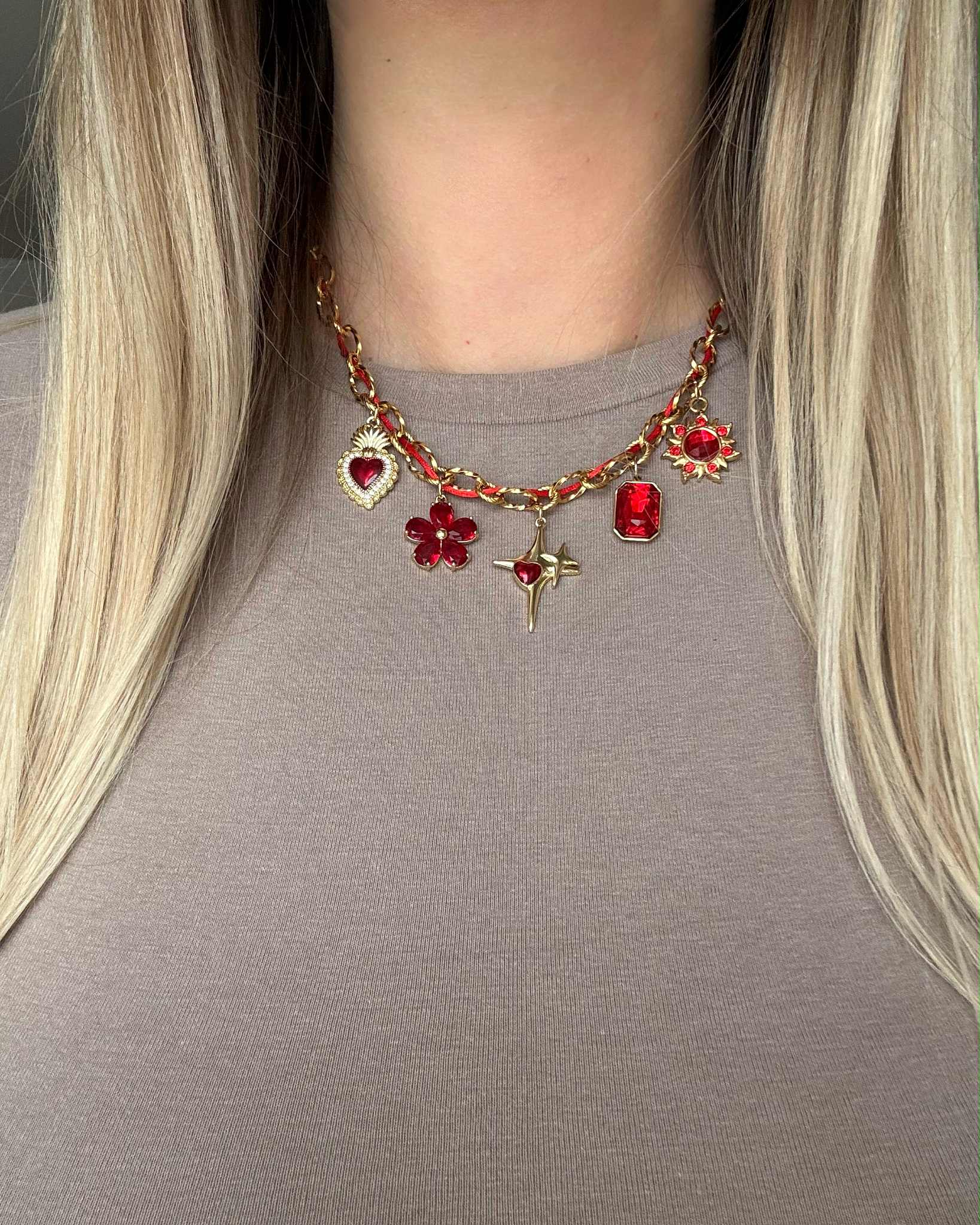 Collier Charms «HANAE»