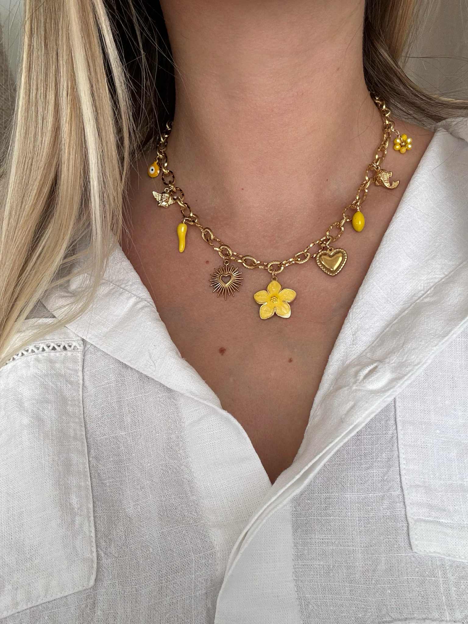 Collier Charms «BOSTON»